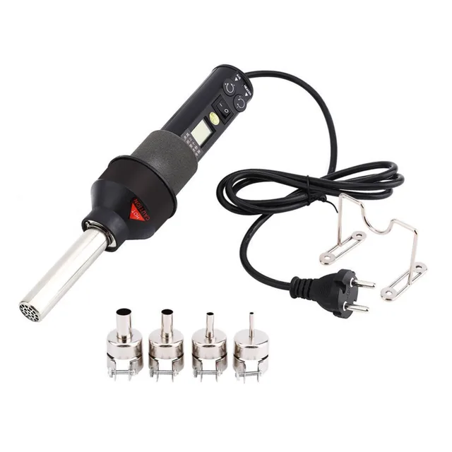 1 PC 220V 450W LCD Adjustable Electronic Heat Hot Air Gun Desoldering Soldering Station IC SMD BGA Pistola de aire caliente