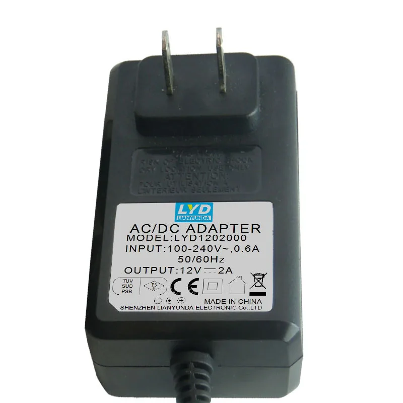 Японская штепсельная вилка 12 В/2A 5,5 мм* 2,1 мм Зарядка ac-dc адаптер питания для электрического оборудования переключающий адаптер зарядки