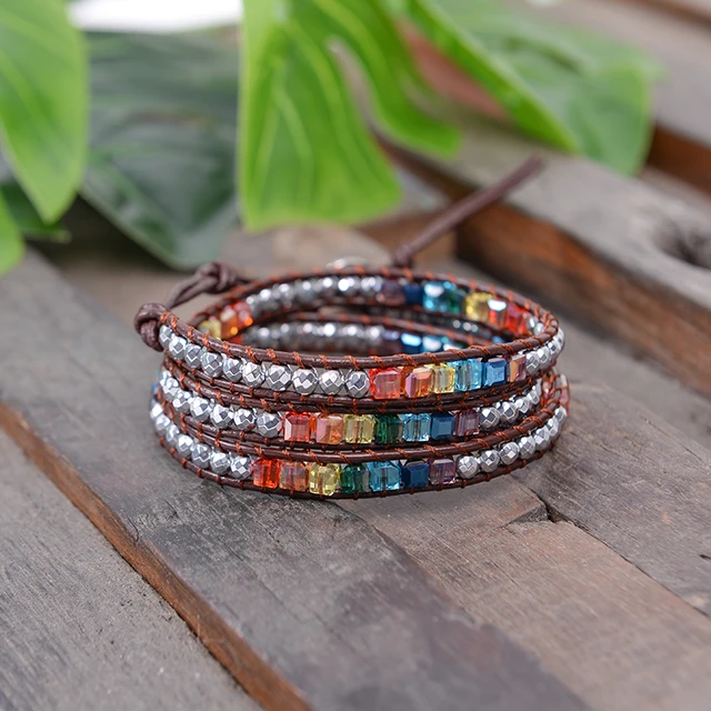 Chakra wrap bracelet deals