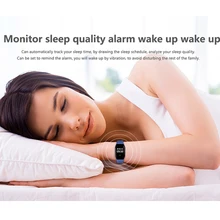 Bluetooth 4,0 умный Браслет для фитнеса поддержка шагомера монитор сердечного ритма сна вызов/SMS напоминание браслет для iOS Android