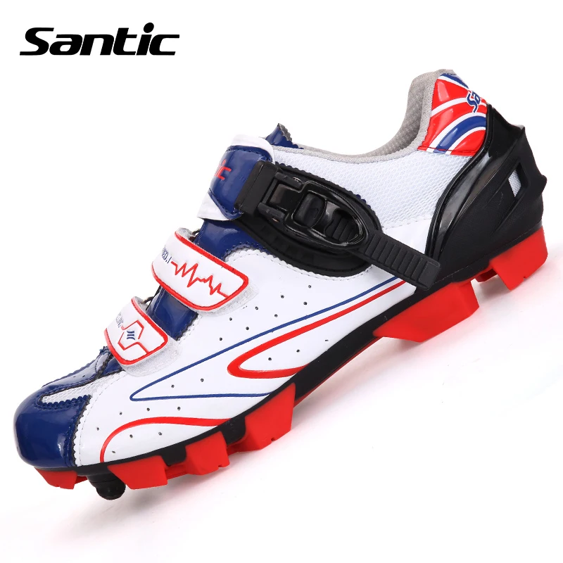 

Santic MTB Cycling shoes Professional Athletic Bicycle Sports Shoes Auto-Lock Mountain Zapatos Ciclismo