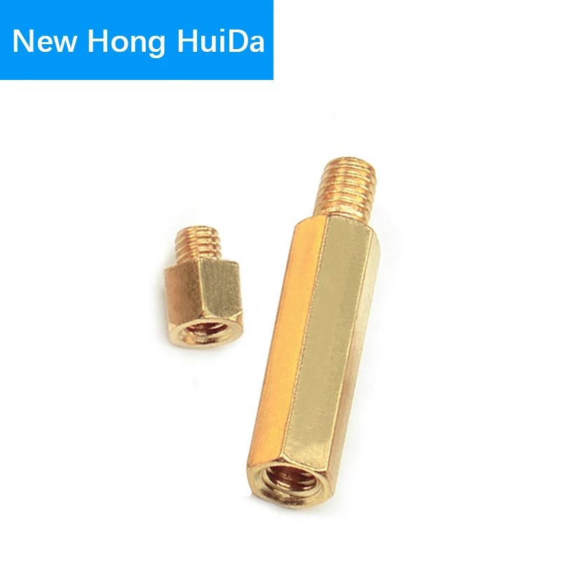 20pcs M3 6 5mm Male Female Thread Brass Hexagonal Spacer Screws Pillar PCB 20pcs M3 6 5mm Male Female Thread Brass Hexagonal Spacer Screws Pillar PCB