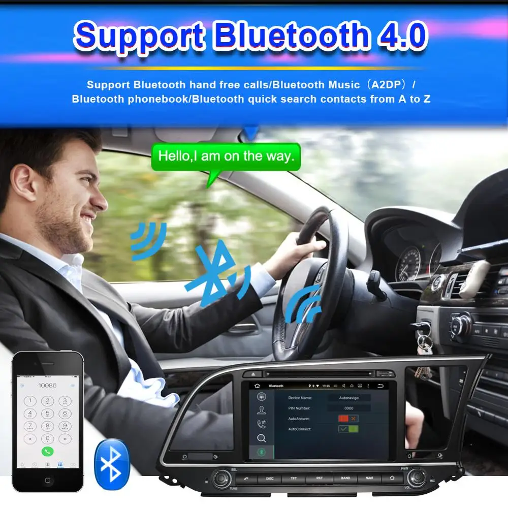 Flash Deal Android 8.0 Octa Core 4GB RAM Car DVD Multimedia Player For Hyundai Elantra/ Avante/MD 2016- Right Hand Driving GPS Navigation 4
