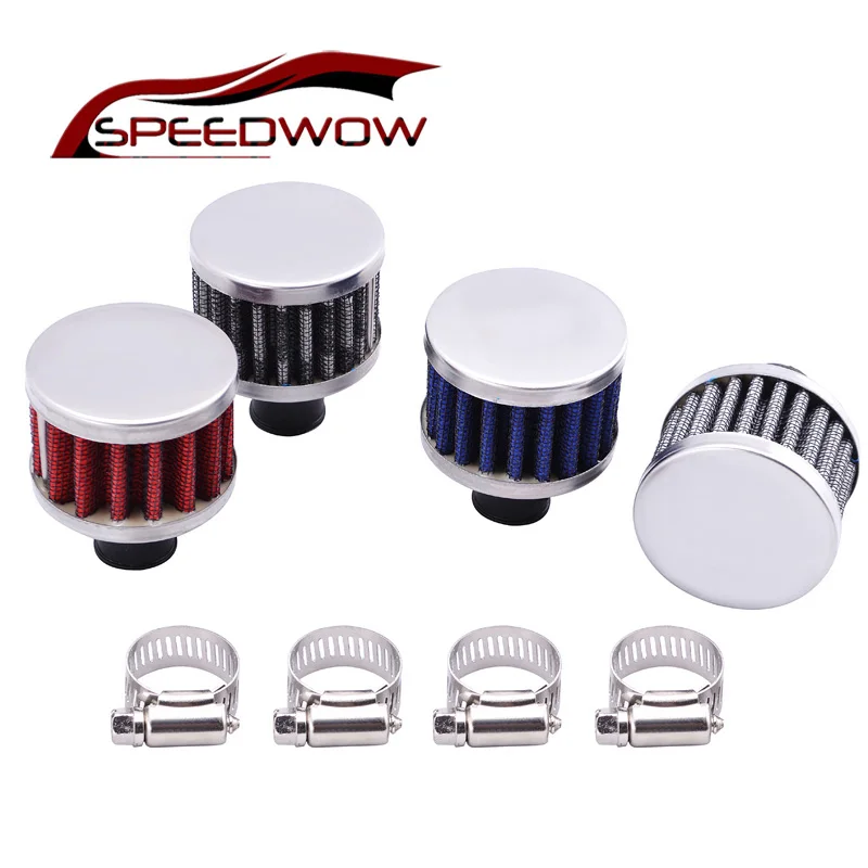 SPEEDWOW High Quality 12mm Universal Super Power Flow Air Filter Auto