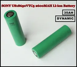 Высокая утечка для Sony US18650 VTC5 2600 мАч 3.6 В 3.7 В динамический литий-ионный Перезаряжаемые Батарея ячейки