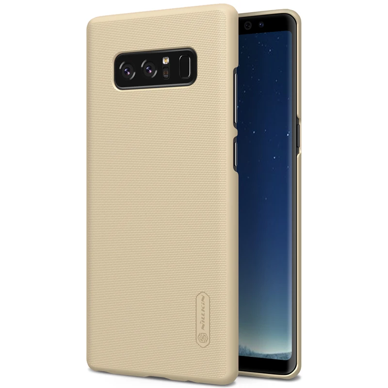 Gold Для samsung galaxy note 8 Nillkin супер матовый защитный чехол для galaxy note 8 чехол с подарком - Цвет: Gold