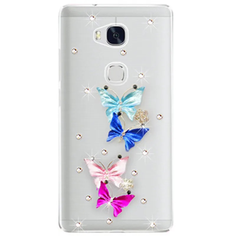 Y5 Prime 2018 прозрачный чехол со стразами и бриллиантами для телефона Huawei honor 8x 6X 6A 7x 5x