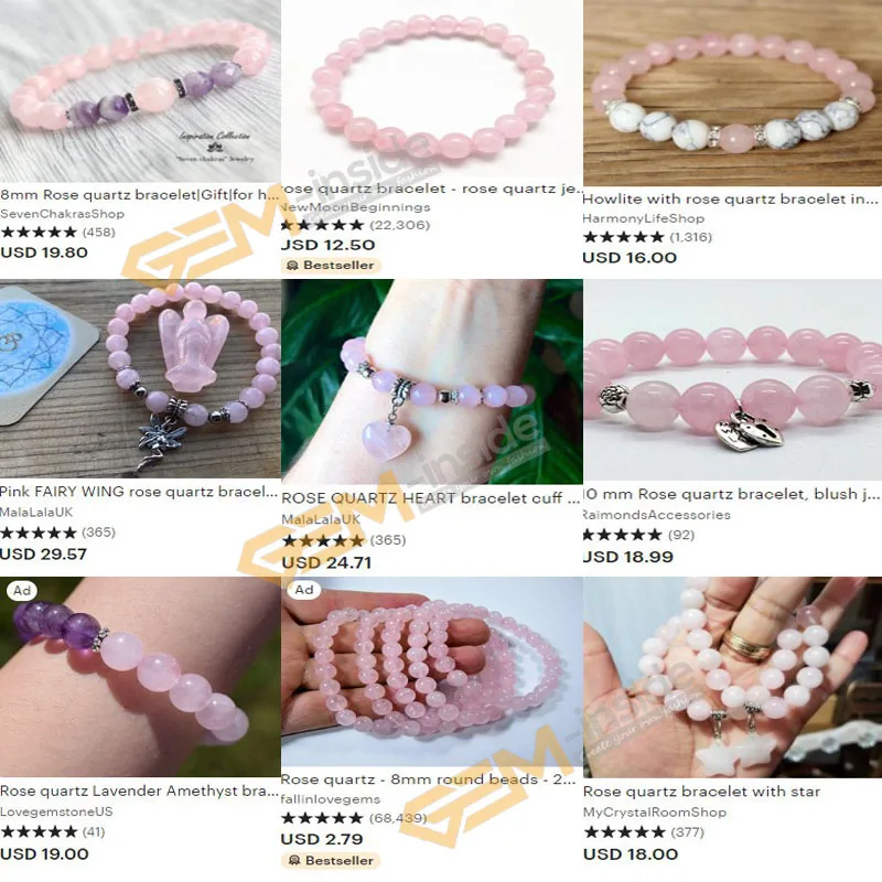 Круглые бусины из кварца розы для изготовления ювелирных изделий свободный