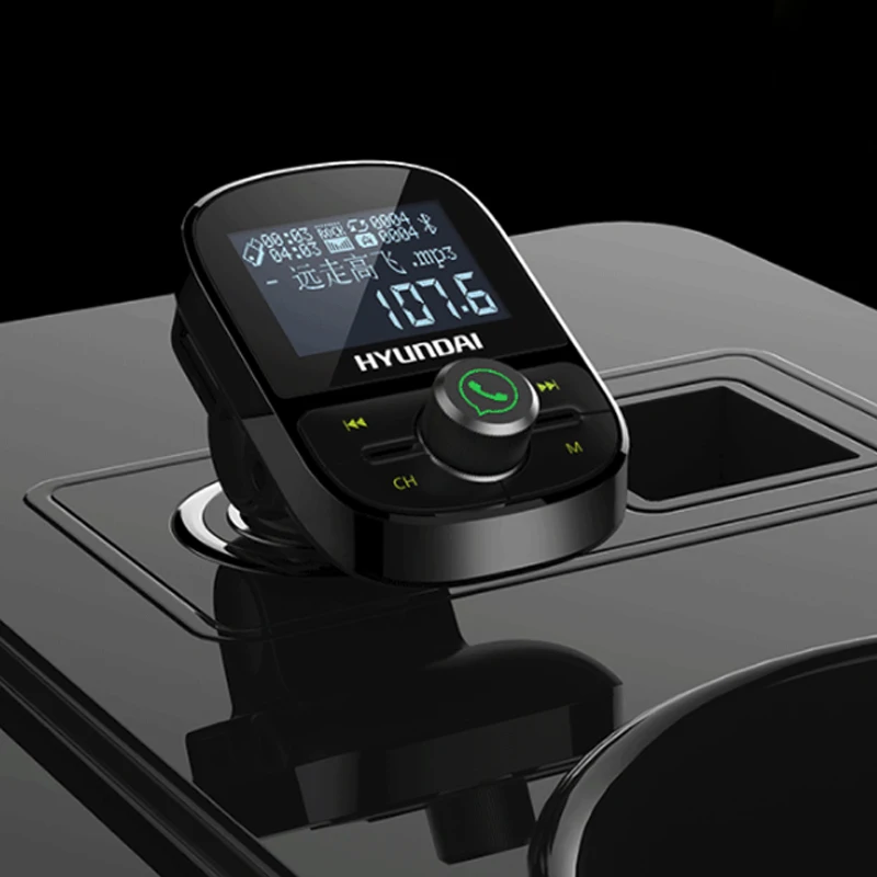Беспроводной Bluetooth fm-передатчик модулятор Hands-free автомобильный комплект 1,44 дюймовый цветной экран MP3-плеер с 2.1A USB Автомобильное зарядное устройство