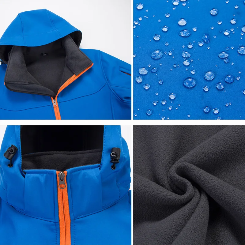 LoClimb походные куртки для мужчин и женщин для спорта на открытом воздухе флисовые пальто для альпинизма треккинга Спортивная флисовая водонепроницаемая куртка AM346