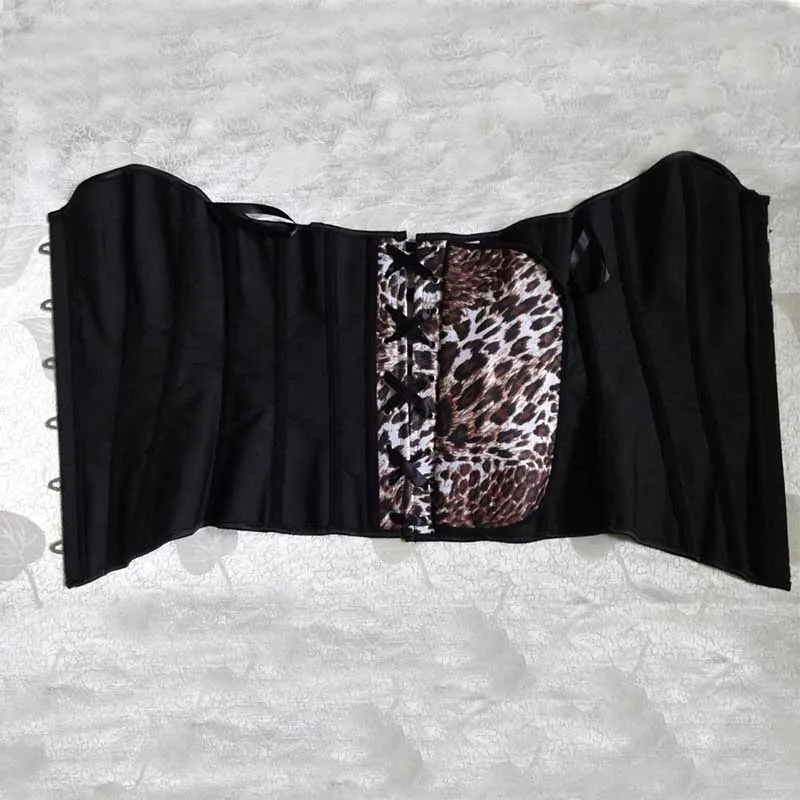 Sexy Leopard Print Top Corset Overbust Corselet Steampunk Corset Sexy Bustier Women Corset and Bustier Slim Corsets Strapless (4)