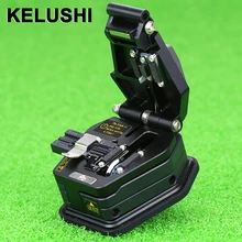 KELUSHI Fiber Cleaver SKL-6C Cable Cutting Knife FTTT Optic Tools High Precision Cutter 16 Surface Blade