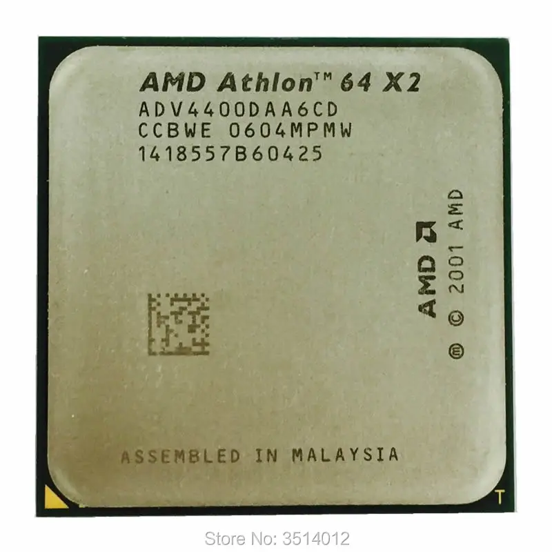 Двухъядерный процессор AMD Athlon 64X2 4400 + 2 ГГц ADA4400DAA6CD/ADV4400DAA6CD разъем 939 | Компьютеры и