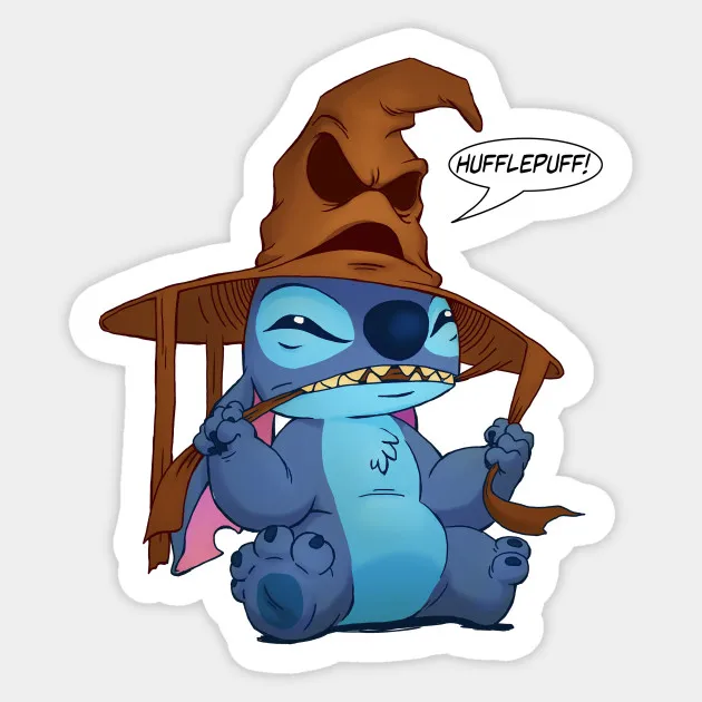 

1PCS Sorting a Stitch Sticker Cartoon For Car Sticker motorcycle refrigerator suitcase skateboard waterproof Decal