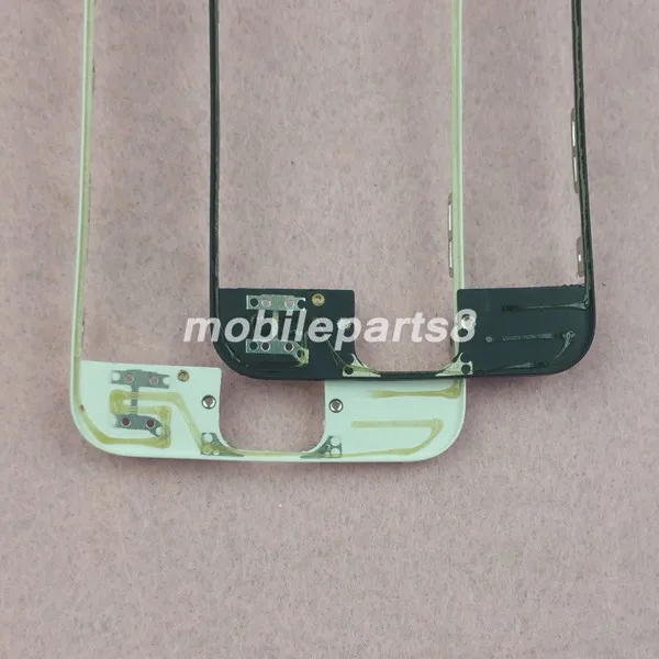 100 шт Черный/Белый Передний ободок с жидким клеем для iPhone 5 ЖК средняя рамка Корпус части хромированный держатель экрана