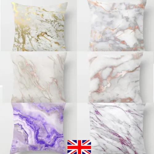 

Marble Home Decor Office Sofa Cushion Square Throw Pillow Cover Case Pillowslip Cushion Cover