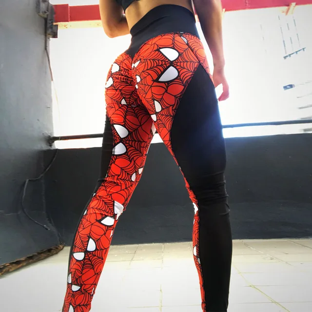 New Super Hero Print Women Push Up Legging