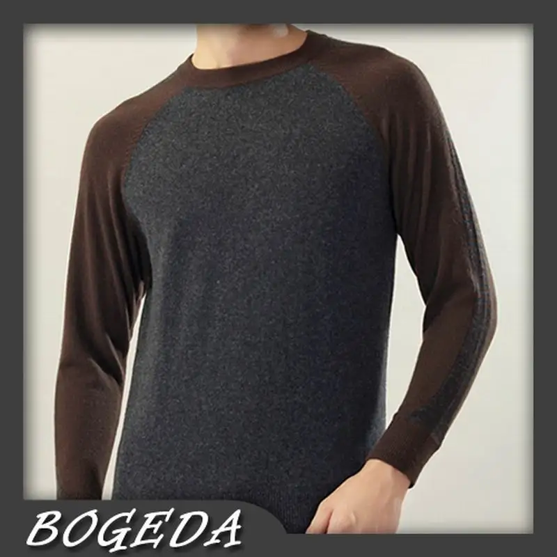 

Cashmere sweater Men's Pullover O neck Casual style Dark gray Warm Natural fabric High Quality Stock clearance Free shipping