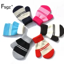 Fashion Children Wrap Gloves Striped Acrylic Yarn Knitted Gloves Cute Kindergarten Winter Warm Knitting Gloves For Boys And Girl Fashion Children Wrap Gloves Striped Acrylic Yarn Knitted Gloves Cute Kindergarten Winter Warm Knitting Gloves For Boys And Girl