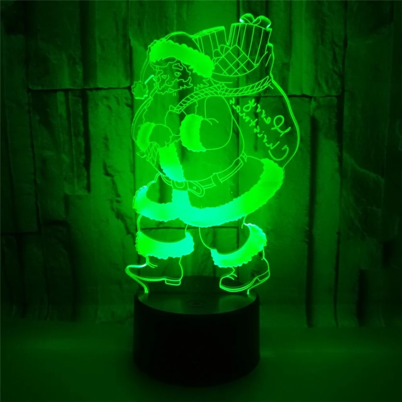 Santa Claus 3D night light (4)