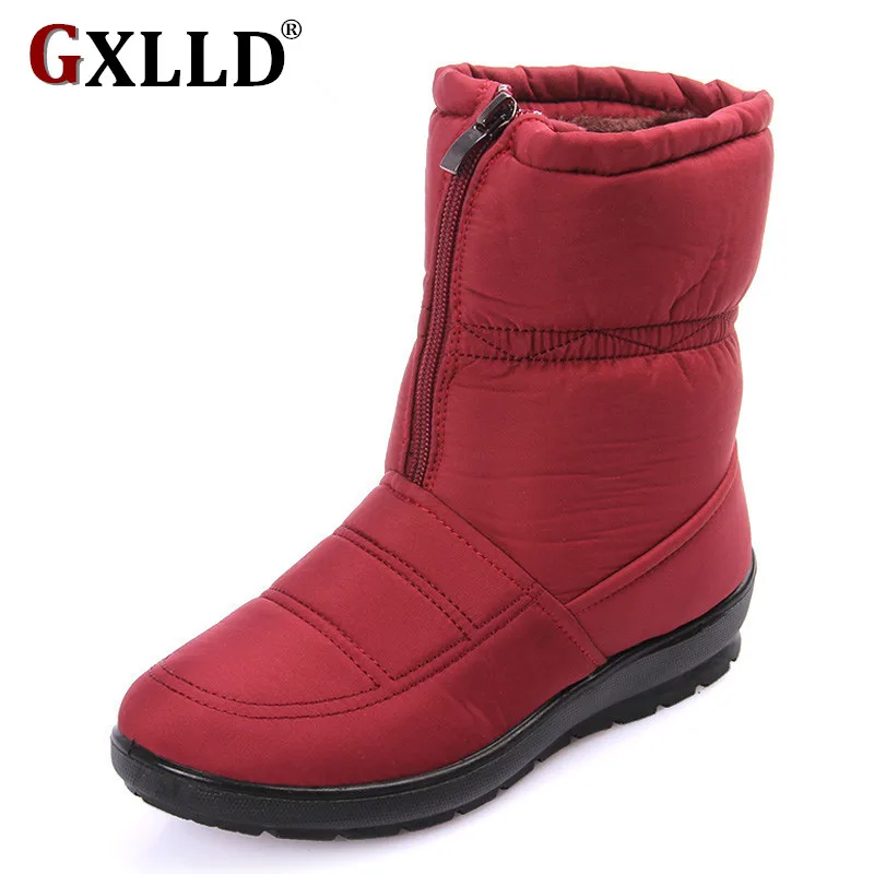 Snow boots 2017 Winter brand warm non slip waterproof