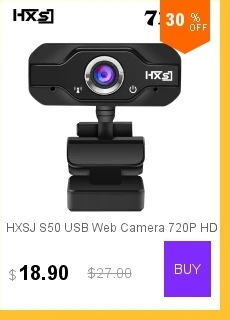 HXSJ USB веб-камера 1080P HD 2MP Компьютерная камера Веб-камеры встроенный звукопоглощающий микрофон динамическое разрешение 1920*1080