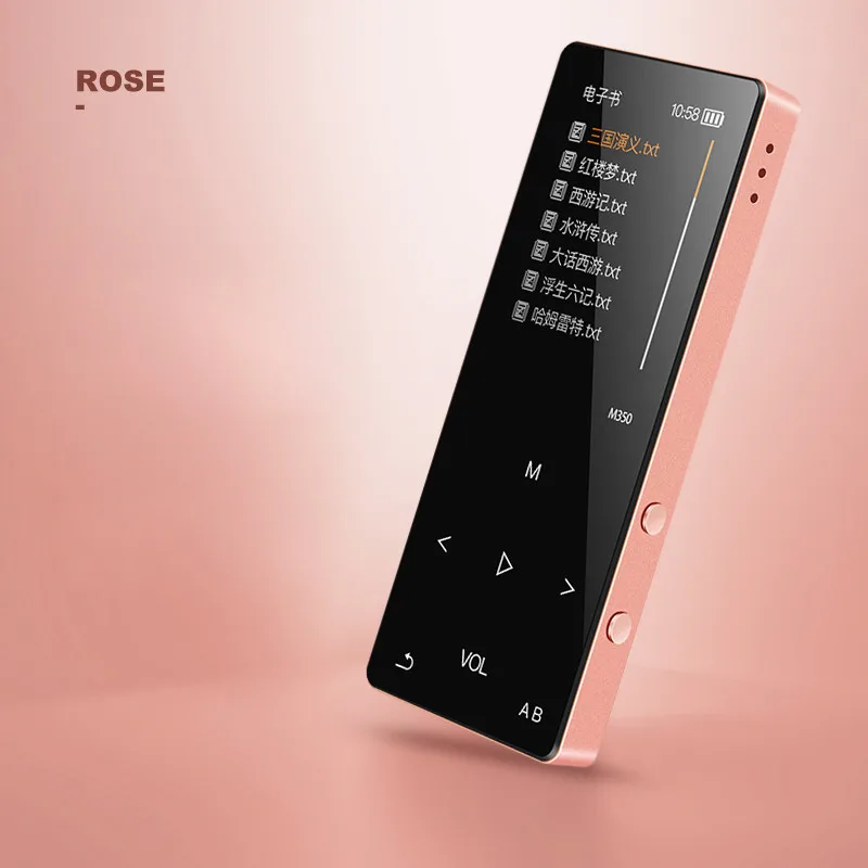 MP4 студент плеер bluetooth беспроводной встроенный динамик walkman тонкий lossless музыкальный плеер с динамиком спортивные MP3 HD Voice Регистраторы P5