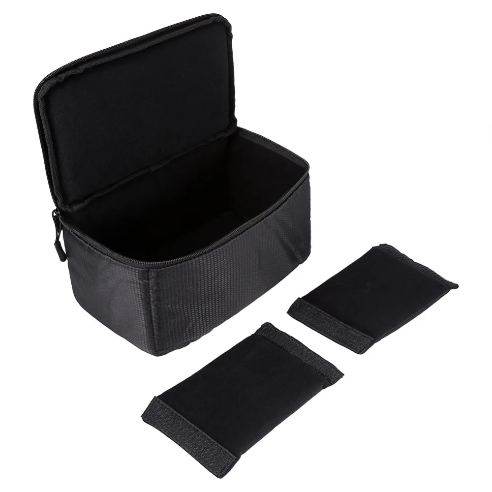

Waterproof Camera Padded Partition Protective Insert Bag Case For Camera Lens Flash Black