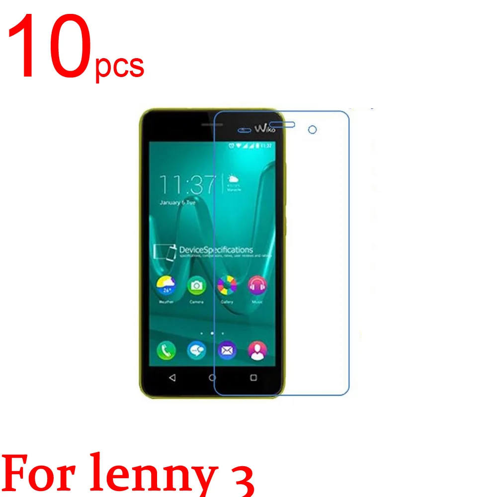 

10pcs Ultra Clear/Matte/Nano anti-Explosion LCD Screen Protector Film Cover For Wiko Lenny 2 3 II III Protective Film + cloth