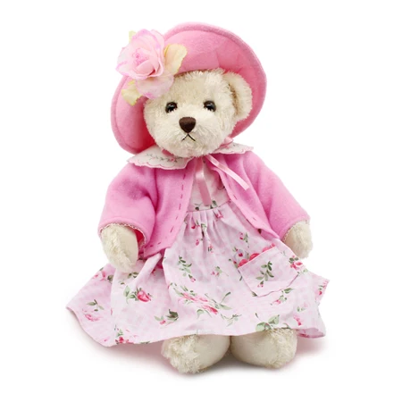 1PCS 40CM wear dress teddy bear Stuffed Animals Plush Toys dolls birthday Gifts for Kids Teddy Bear With Cloth Plush Toys