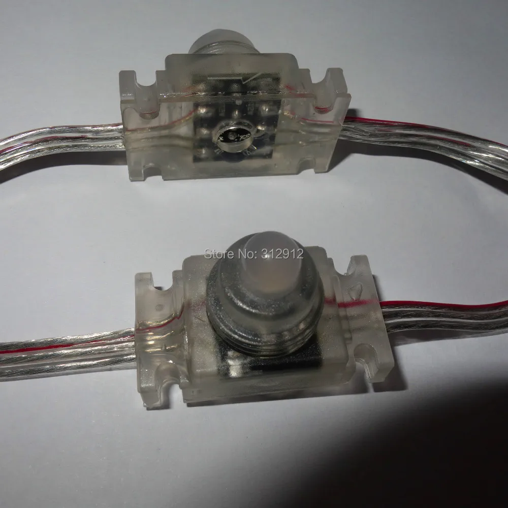 50 узлов C7 DC12V WS2811 Светодиодный технический блок IP68 Со светодиодной фонарикой