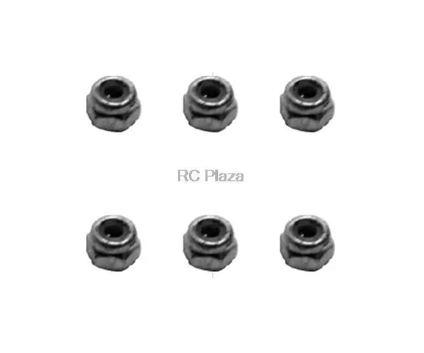 HBX часть H017 замок гайка M2.5 6 шт для Haiboxing 1/10 RC масштаб модель багги автомобиль