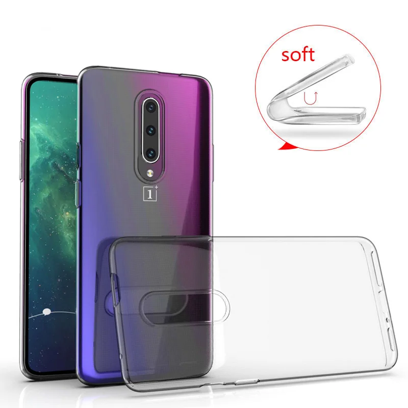 HereCase 2019 Transparent TPU for font b OnePlus b font font b 7 b font
