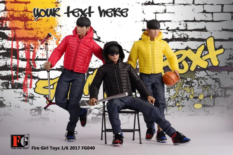 

Fire Girl Toys 1/6 Scale men soldier clothes accessories model FG040 Down jackets. model for 12'' soldier action figure