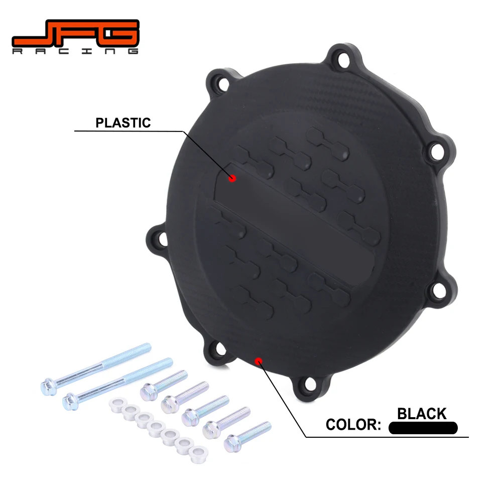 Мотоцикл Пластик Кожух Сцепления нажимного диска для гвардии протектор для YAMAHA YZF450 YZ450F 2010- WR450F YZ450FX- Байк мотокросс