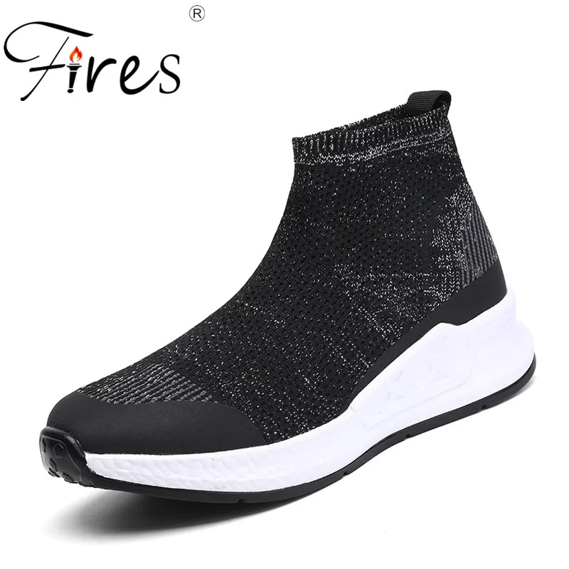 

Fires Women Run Sneakers Summer Cool Sport Shoes Ladies High Top Walking Shoes Solid Color Trend Jogging Sneaker Female Shoes