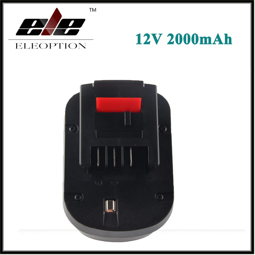 12 в 2000 мАч Ni CD аккумулятор для Black & Decker FSB12 BD1204L BD 1204L BPT1047 A12 HPB12 B 8315 A12EX A1712 FS120B