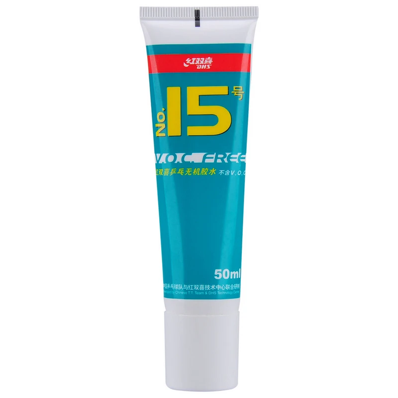 

DHS No.15 glue 50ml Water Glue for Table Tennis Racket Ping Pong Accessories ITTF Approved NO-V.O.C