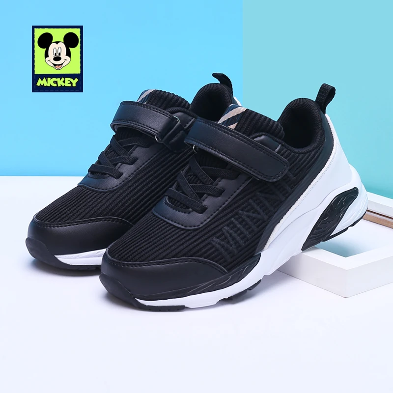 

Disney Kids boy girl Shoes Spring Toddler Sneakers Outdoor Shoes Black Breathable Cute Kids 2019 New Fashion Trainers