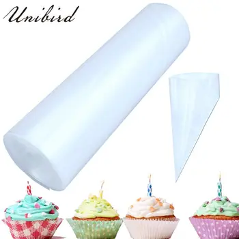 

Unibird 50Pcs Roll Disposable Pastry Bags Cake Icing Piping Bag Cream Decorating Tools Confectionery Mould Home DIY Cupcake Tool