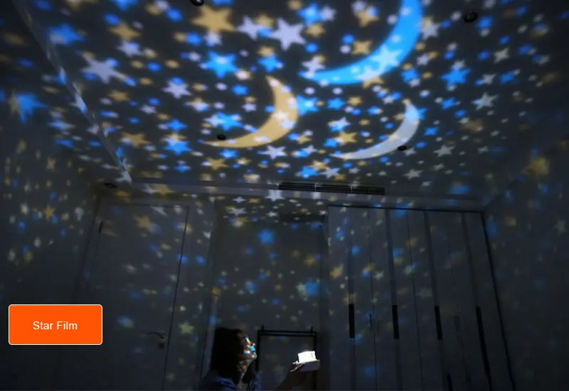 LED Night Light Romantic Starry Sky Rotate Projector Lamp Universe LED Lamp Novelty Baby Colorful Light For Kids Birthday Christmas Gift (13)
