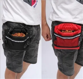 

Best Selling Durable Pet Dog Treat Bait Waist Pouch Puppy Reward Based Training Bag with Buckle Belt -Black Blue Red