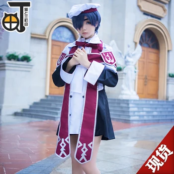

[STOCK] 2018 Anime Black Butler Ciel Phantomhive Carols Uniform Full Set S-XL Cosplay Costume For Halloween Free Shipping New.