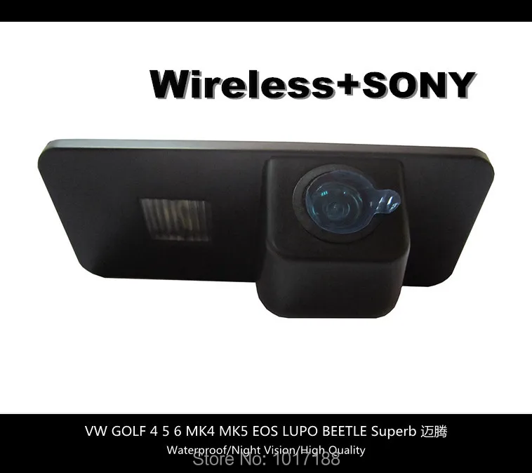 

HD!! WIFI camera Wireless Car Rear View Camera SONY Chip For Volkswagen VW GOLF 4 5 6 MK4 MK5 EOS LUPO BEETLE Superb