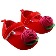 0-18Months Neue Kleinkind Baby Mädchen Prinzessin rutschfeste Blume Party Weiche Sohle Krippe Schuhe 2016 LS2