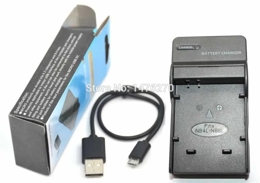 110 is Cargador micro USB para Canon Digital Ixus 100 is