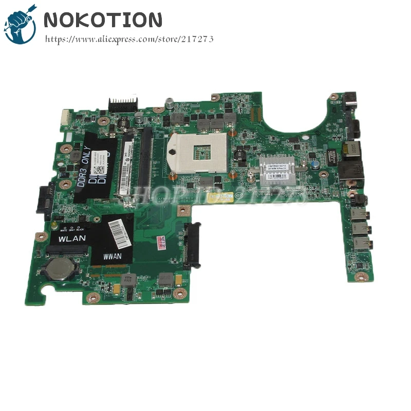 NOKOTION DAFM9BMB6D0 CN-0G936P 0G936P Laptop Motherboard For Dell Studio 1558 Main Board HM57 DDR3 NOKOTION DAFM9BMB6D0 CN-0G936P 0G936P Laptop Motherboard For Dell Studio 1558 Main Board HM57 DDR3
