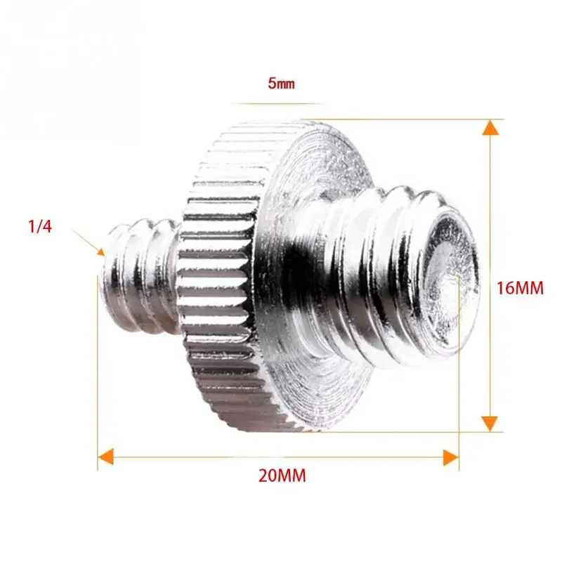 1/4 поворот 1/4 дюйма из нержавеющей стали конвертер двойная Резьбовая камера винт адаптер для камеры винт опоры
