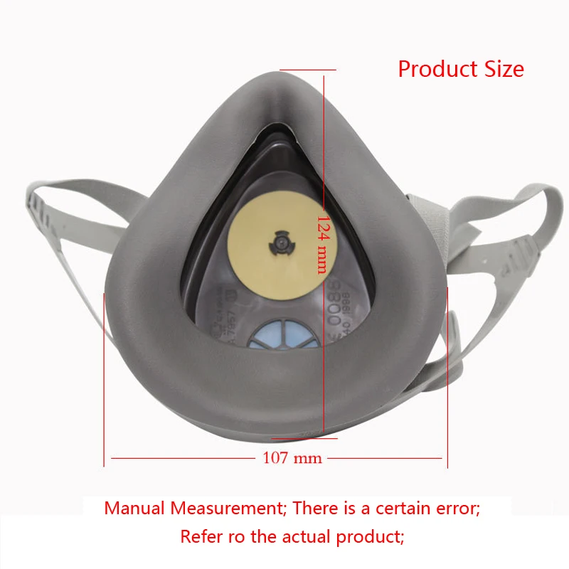 3 м 3200 Пылезащитная маска+ 10 шт. 3701 cn фильтр хлопок настоящий Респиратор маска для лица от пыли дым органический газ анти Пылезащитная маска