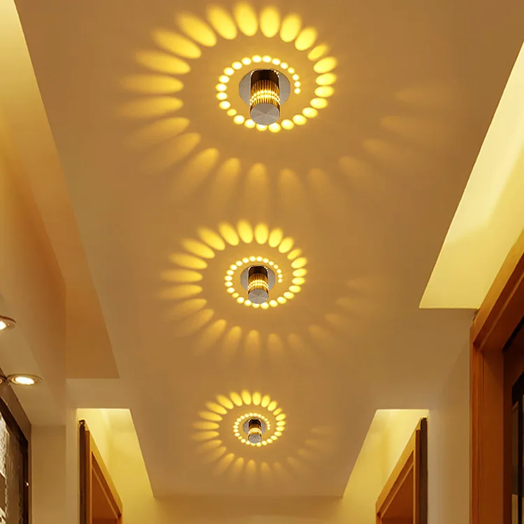 

Mini LED Ceiling Light 3W LED Embed Smallpox Modeling Light Ceiling Lamp Spot Lighting for Ceiling Corridor Hallway Decoration